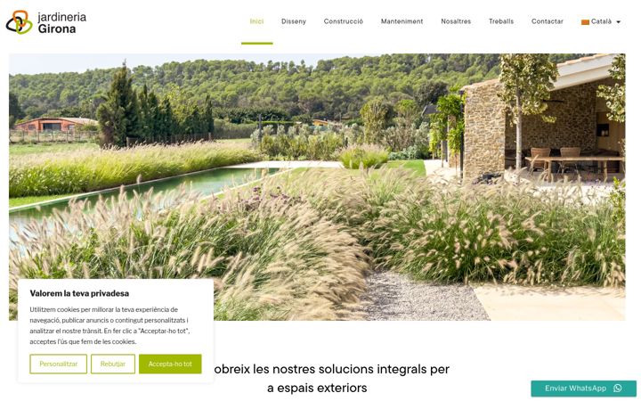 Screenshot of gironajardineria.com