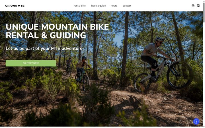 Screenshot of gironamtb.com