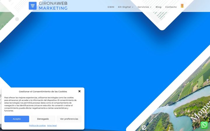 Screenshot of gironawebmarketing.com