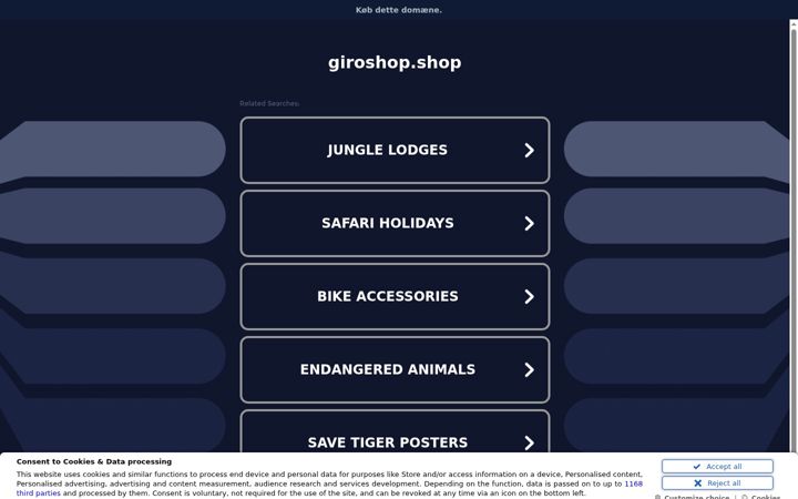 Screenshot von giroshop.shop
