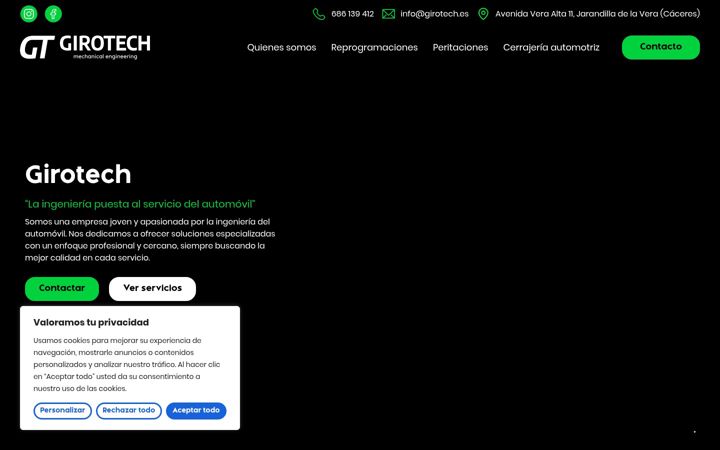 Screenshot of girotech.es