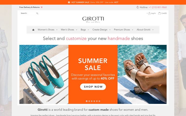 Screenshot of girotti.com