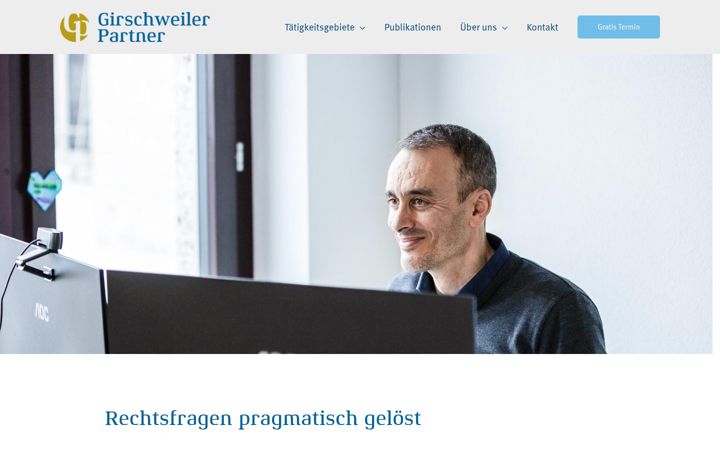 Screenshot of girschweiler.ch