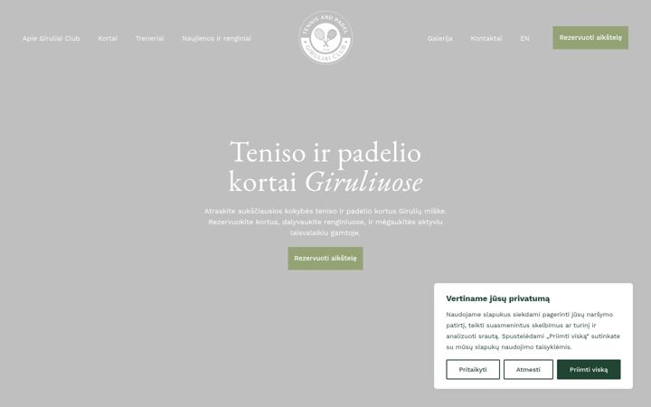 Screenshot of giruliaiclub.lt