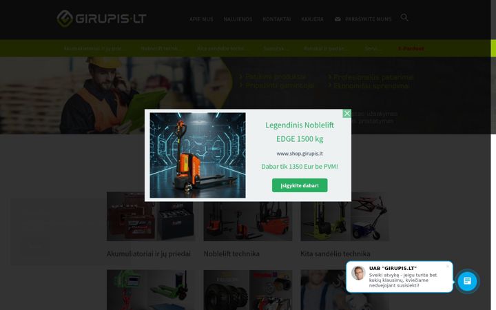 Screenshot of girupis.lt
