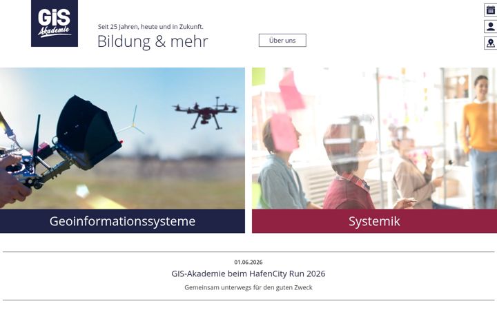 Screenshot of gis-akademie.de