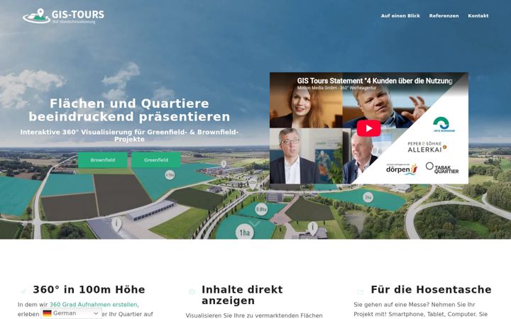 Screenshot of gis-tours.com
