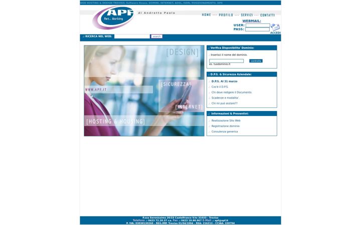 Screenshot of gis.it