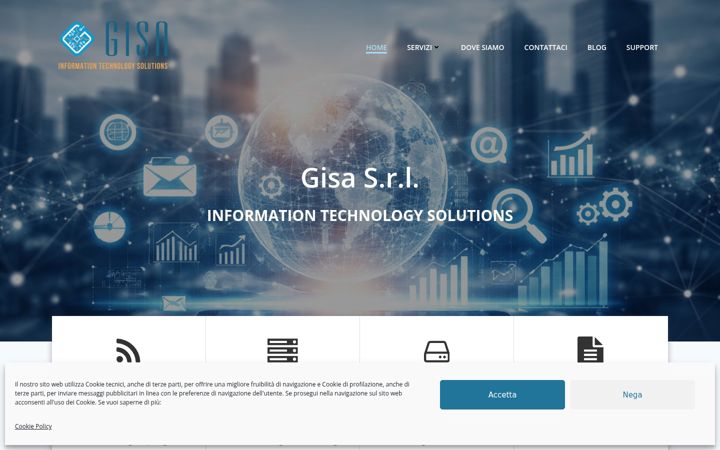 Screenshot of gisa.net