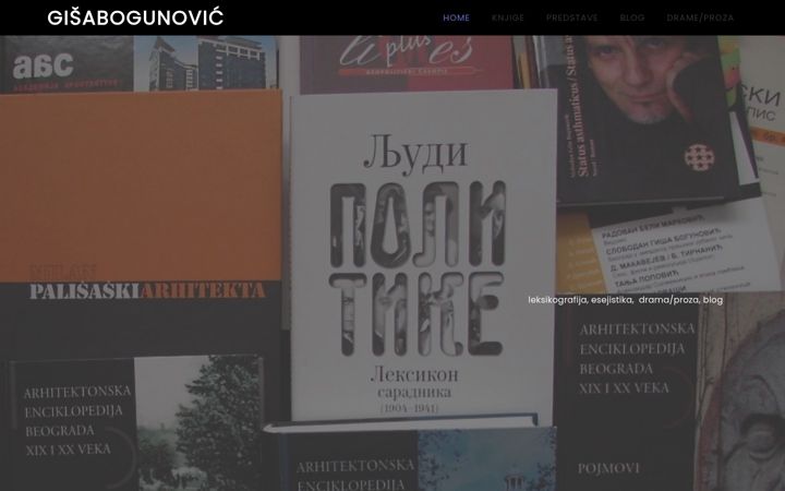 Screenshot of gisabogunovic.in.rs