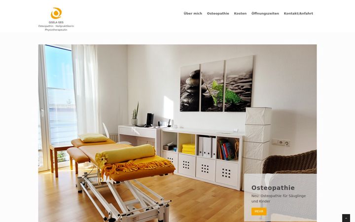 Screenshot of gisela-geis.de