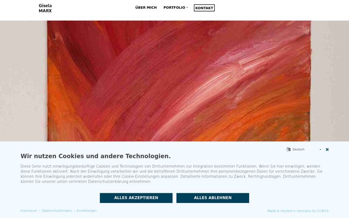 Screenshot of gisela-marx.com