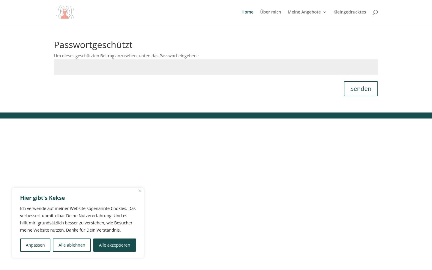 Screenshot des Einwilligungsbanners vor jeglicher Interaktion