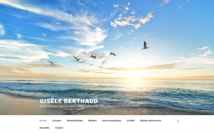 Screenshot of gisele-berthaud.fr