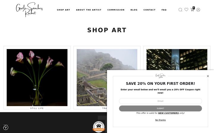 Screenshot of giselesanchezrochet.com