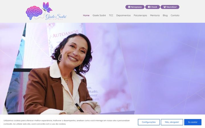 Screenshot of giselesodre.com.br