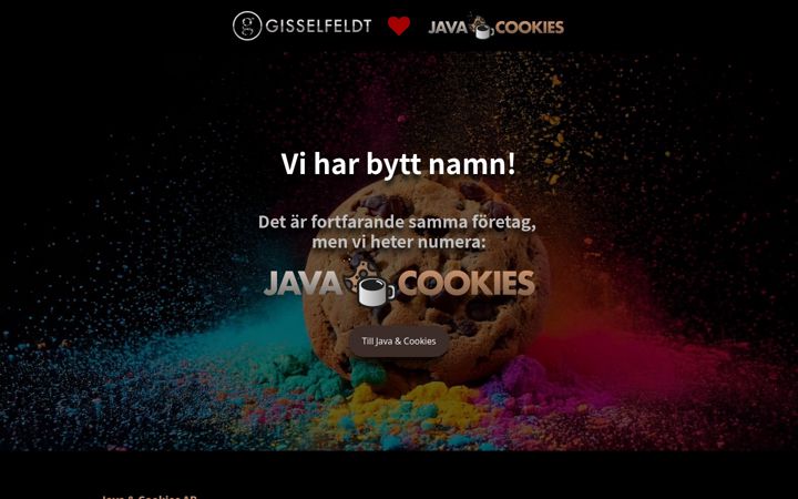 Screenshot of gisselfeldt.se