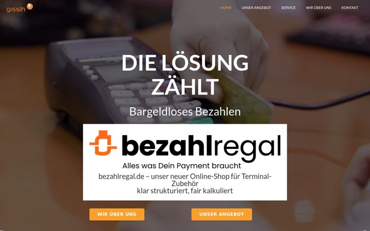 Screenshot of gissih.de