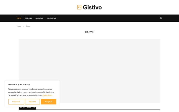 Screenshot of gistivo.com