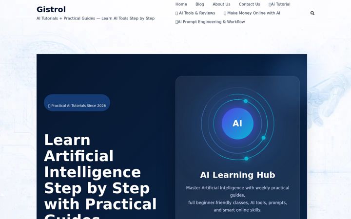 Screenshot of gistrol.com
