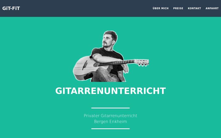 Screenshot of git-fit.de