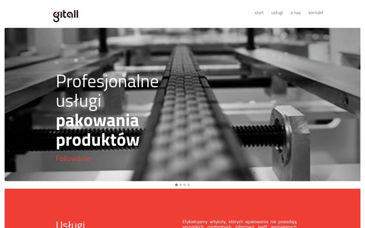 Screenshot of gitall.pl
