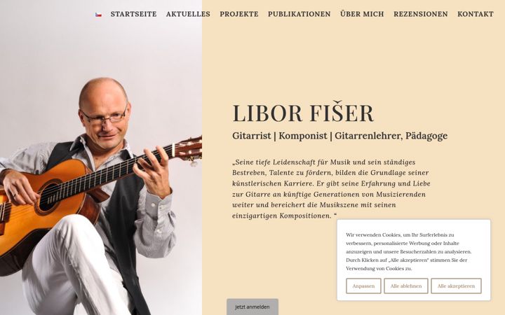 Screenshot of gitarre-fiser.eu