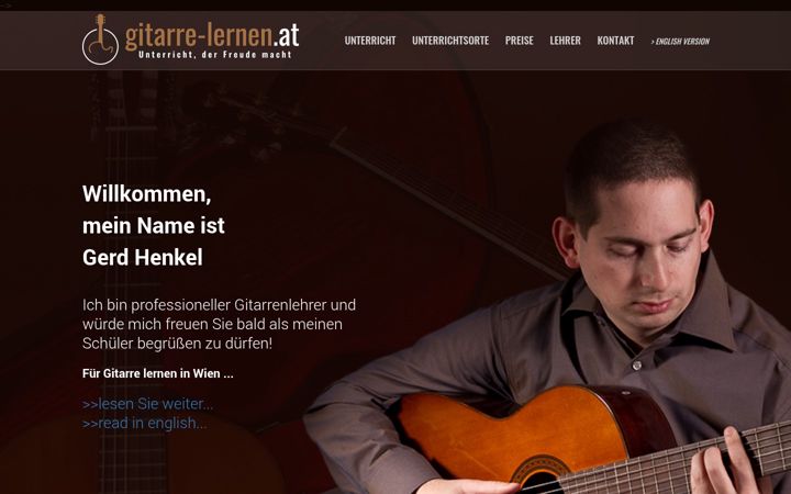 Screenshot of gitarre-lernen.co.at