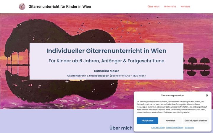 Screenshot of gitarrenkinder.at