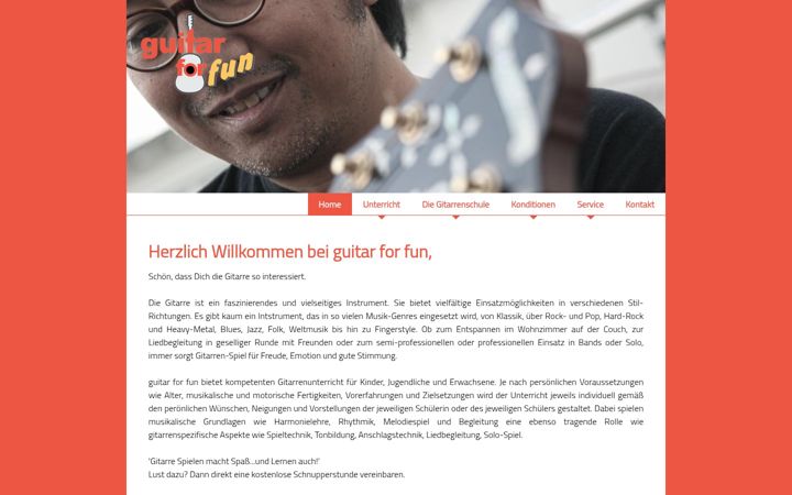 Screenshot of gitarrenschule-speyer.de