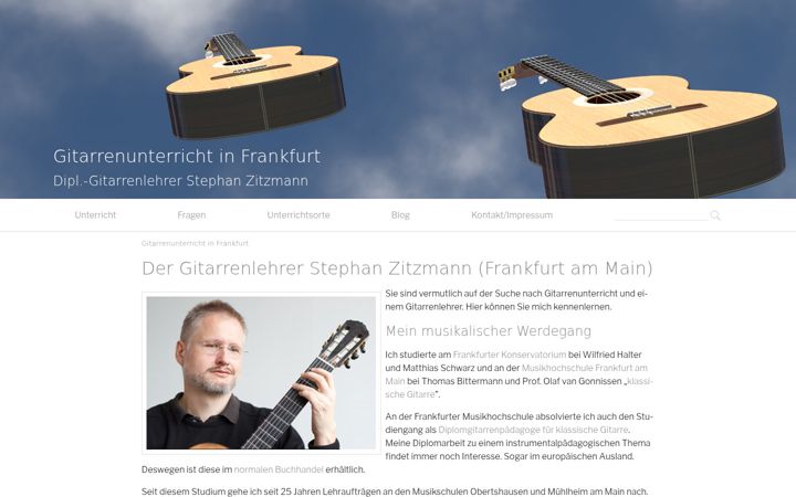 Screenshot of gitarrenunterricht-frankfurt.de