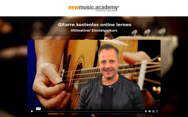 Screenshot of gitarrenunterricht.online