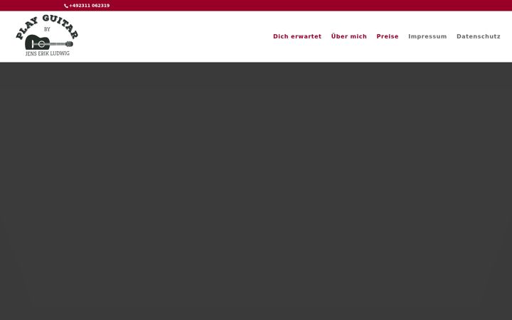 Screenshot of gitarrenunterrichtindortmund.de