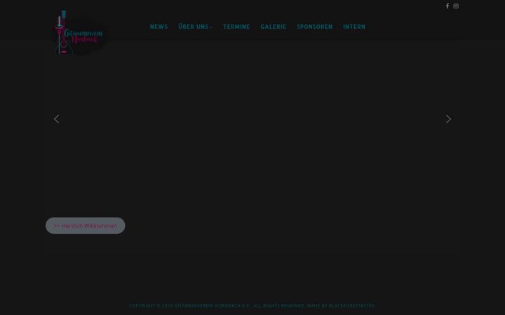 Screenshot of gitarrenverein-nordrach.de
