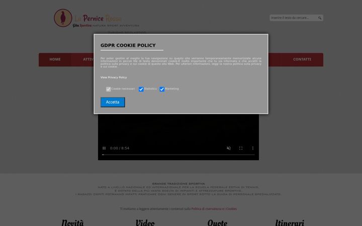 Screenshot of gitasportiva.it