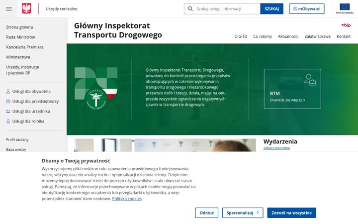 Screenshot of gitd.gov.pl