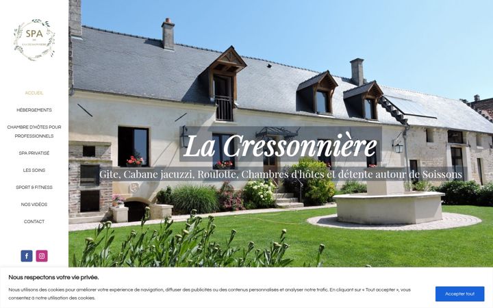 Screenshot of gite-chambres-hotes-soissons.com