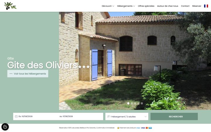 Screenshot of gite-des-oliviers-valros.fr