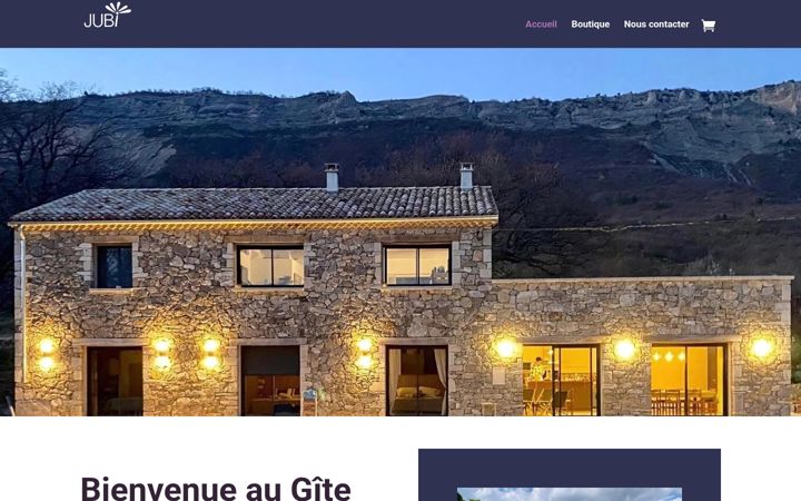 Screenshot of gite-jubi.fr