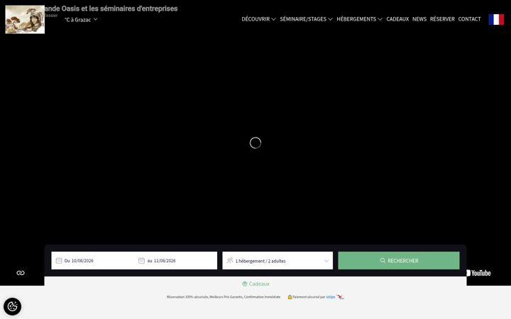 Screenshot of gite-l-oasis.com