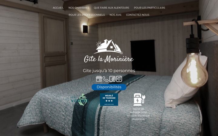 Screenshot of gite-la-moriniere.fr