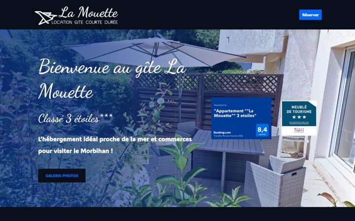 Screenshot of gite-lamouette.fr