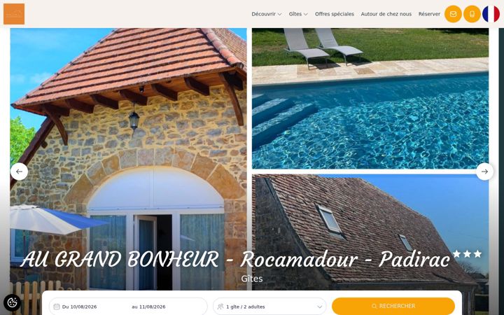 Screenshot of gite-rocamadour-padirac.fr