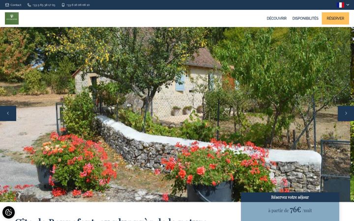 Screenshot of gite-valleedeladordogne.com