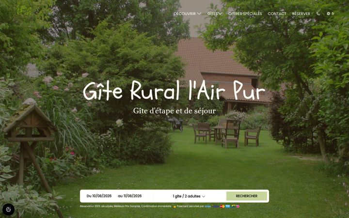 Screenshot of giteairpur.be