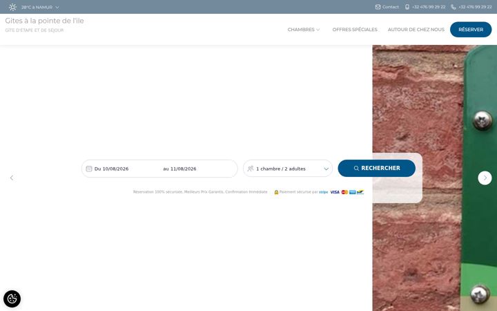 Screenshot of gitealapointedelile.be