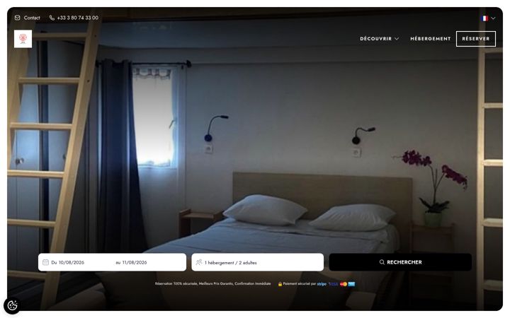 Screenshot of giteamazoniadijon.fr