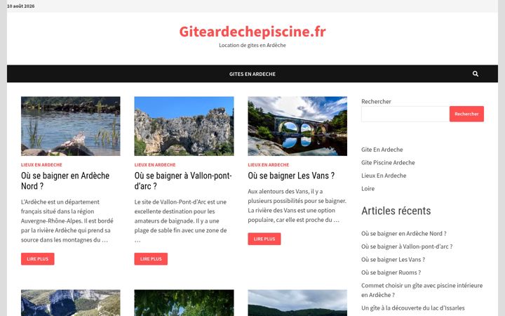 Screenshot of giteardechepiscine.fr