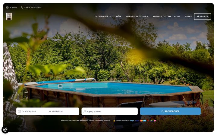 Screenshot of gitechezmadlou.com