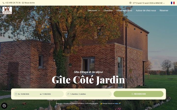 Screenshot of gitecotejardin.be